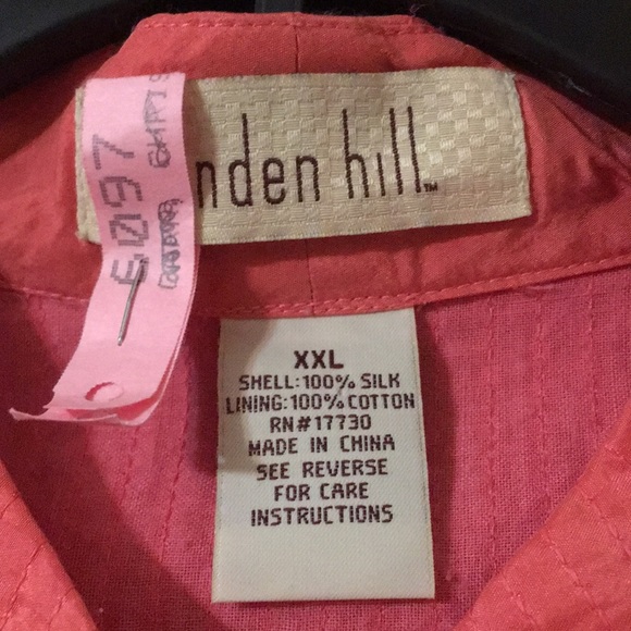 Linden Hill Silk Jacket. XXL - Picture 2 of 8